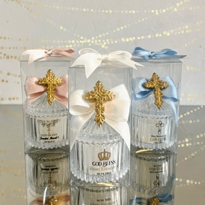 Lembrancinhas de batismo personalizadas para convidados, lembrancinhas de agradecimento de primeira comunhão, lembrancinhas de vela de batizado em vidro, lembrancinhas cruzadas