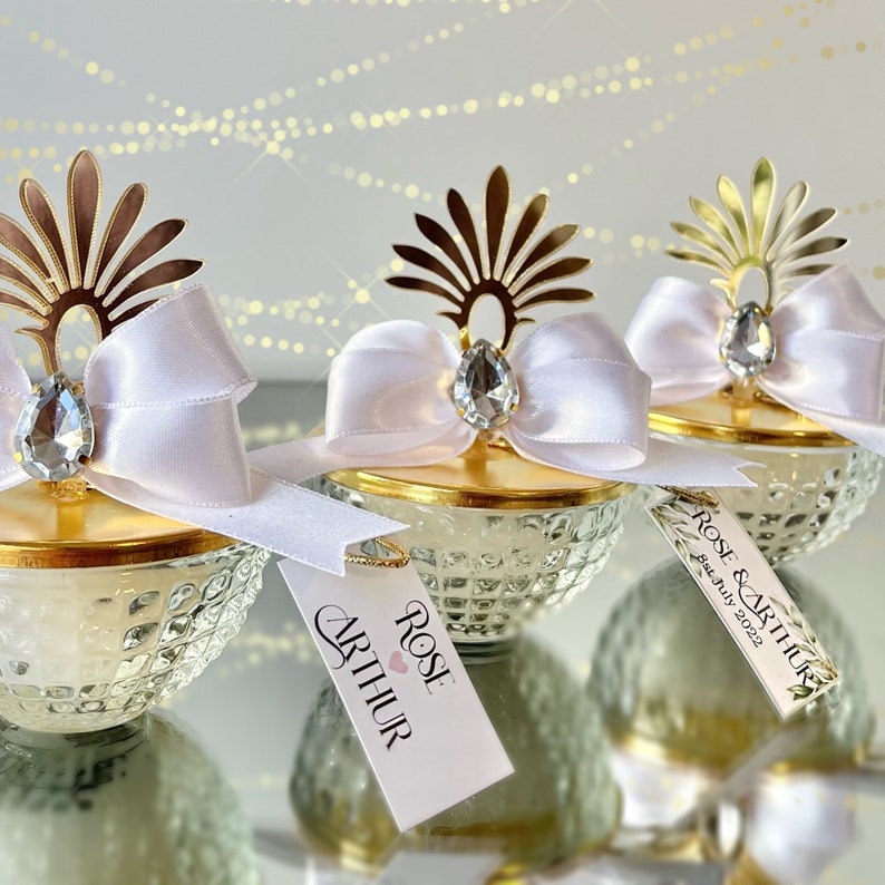 Elegant Gold Wedding Favors for Guest Personalized Wedding - Etsy