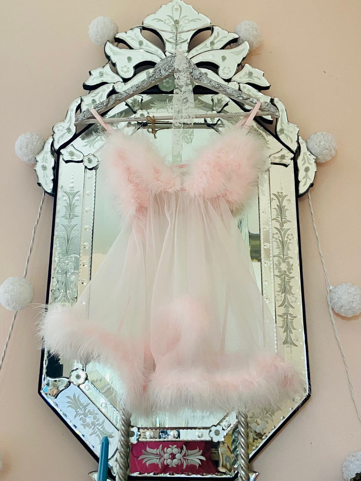 Vintage Barbiecore Fur Babydoll Etsy