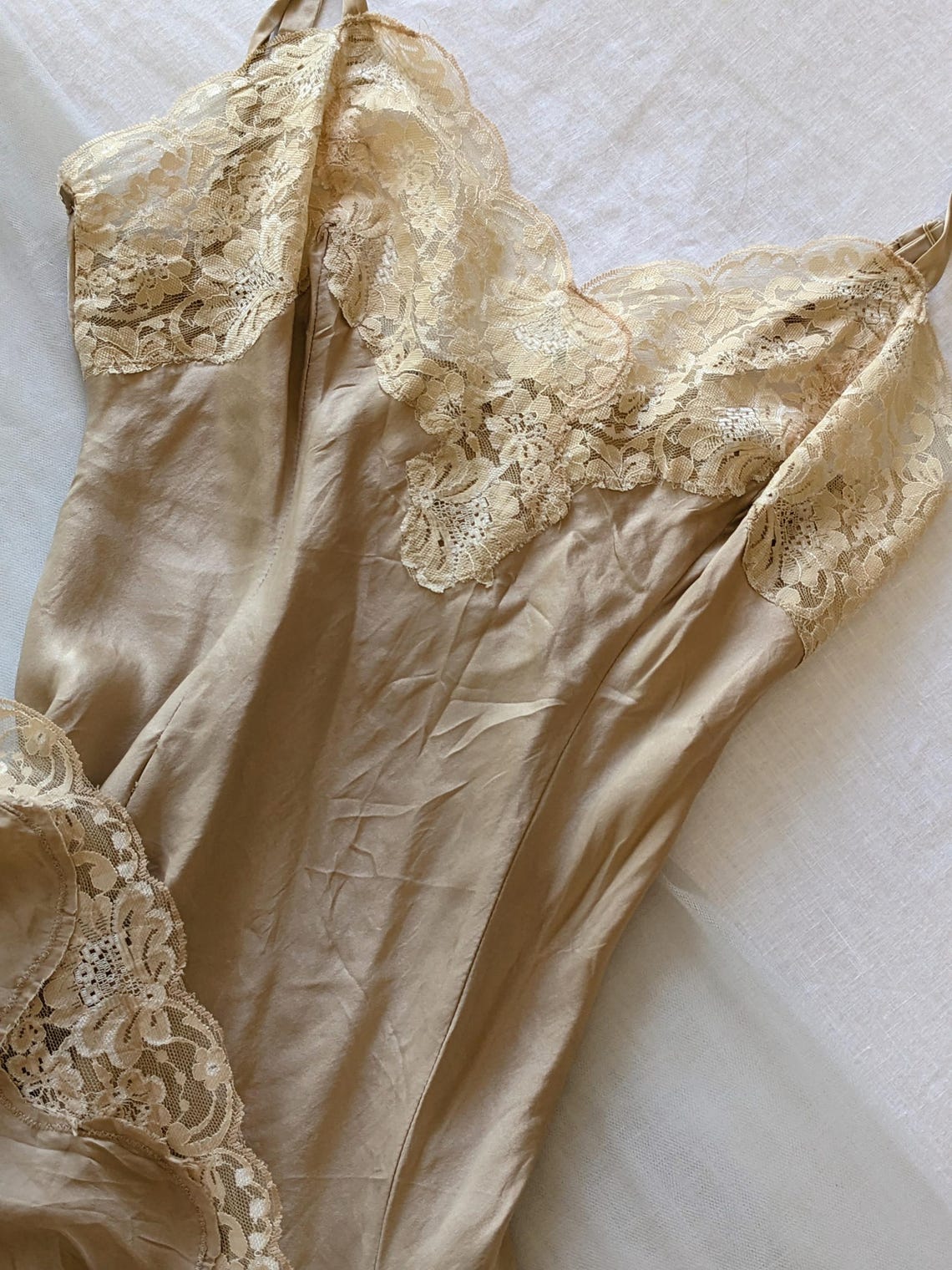 Vintage Lace Lingerie Dress - Etsy