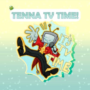 Tenna &quot;IT&#39;S TV TIME&quot; Sticker