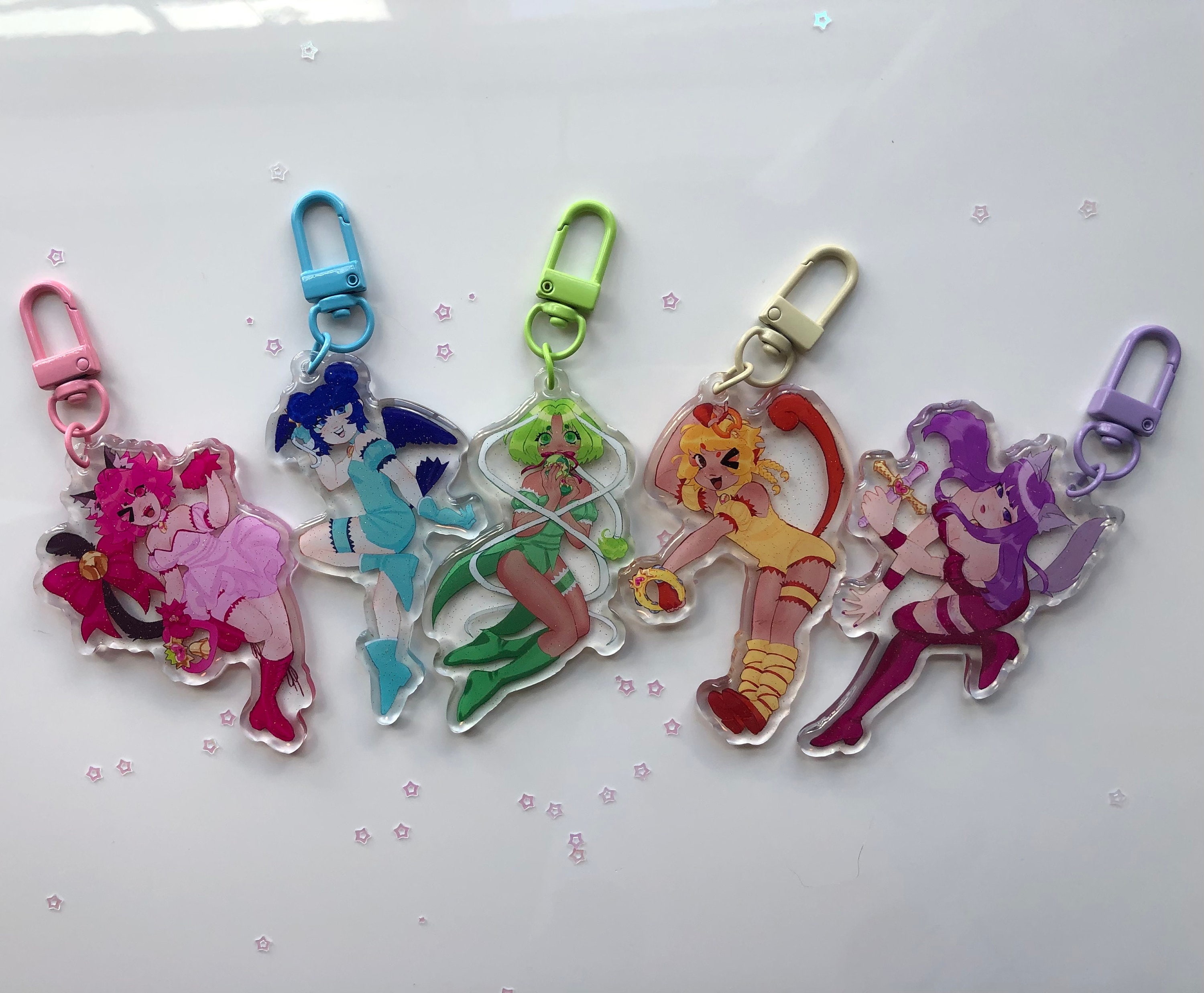 Tokyo Mew Mew acrylic charms