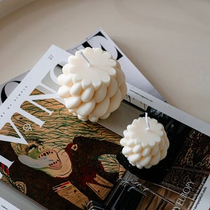 Rope Knitted Soy Candle - Handmade Home Decor