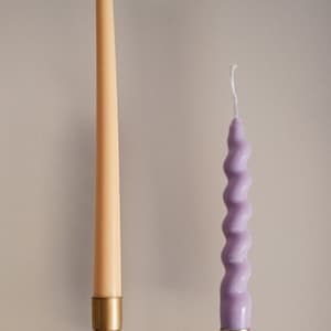 Clean Burn Colourful Taper Soy Candles Dinner Table Decoration Set