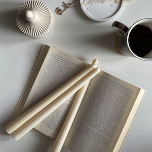 Tall Pillar Taper Candles for Dinner Table Decoration