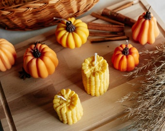 Halloween Autumn Corn Candle - Cute Funny Food Candle Gift Idea