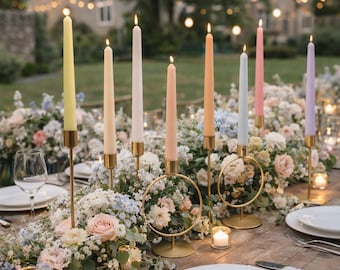 Candele decorative lunghe e alte coniche da ordinare all'ingrosso