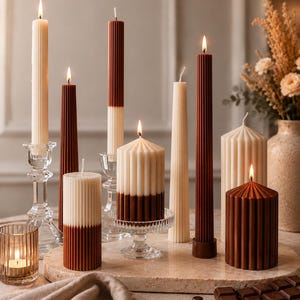 Kerzenständer braun