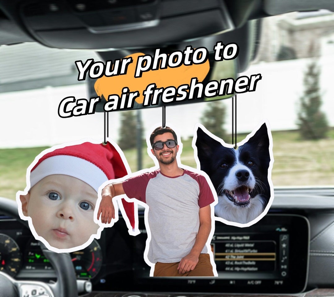 Custom Picture Air Freshener, Personalized Car Air Freshener, Custom