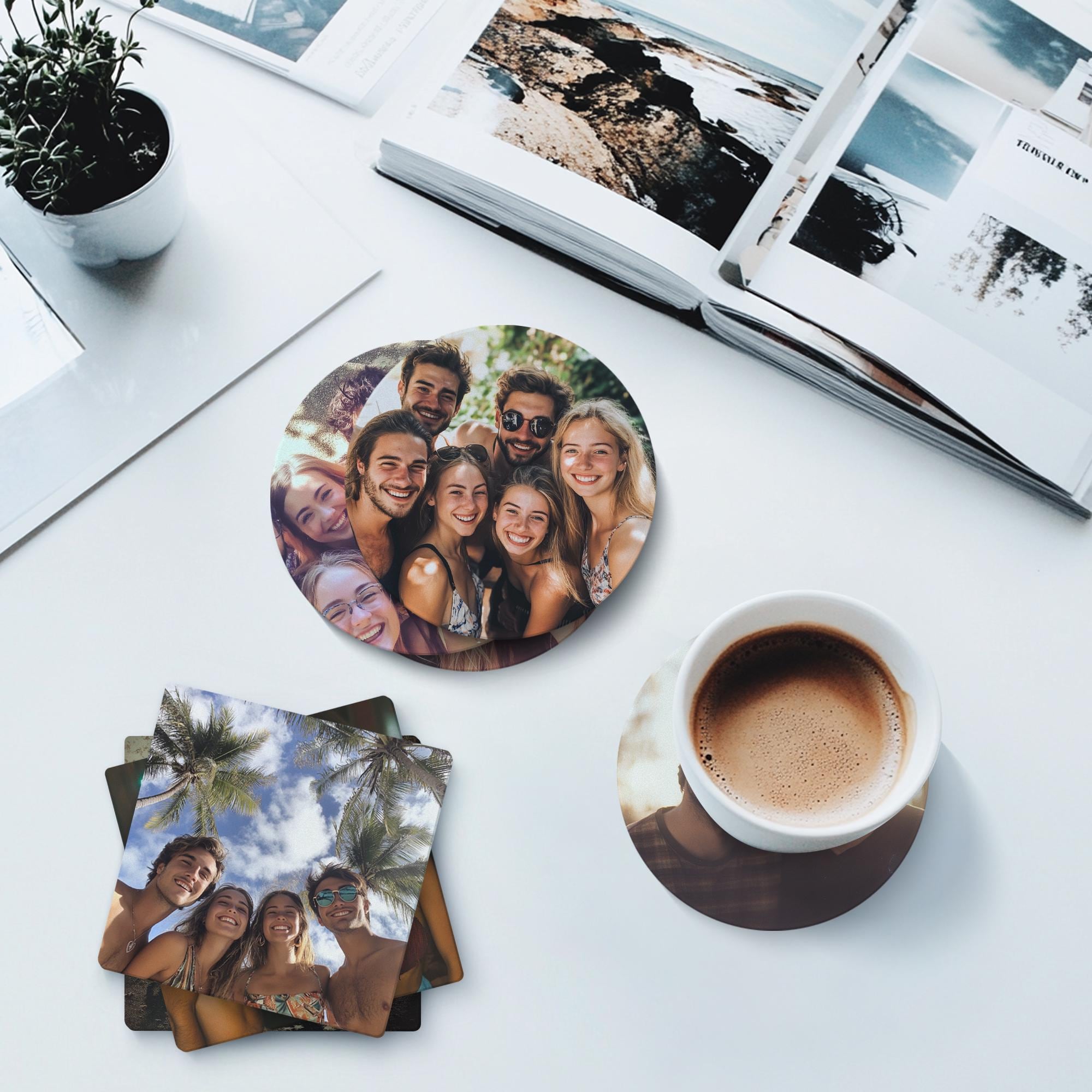 Personalized Photo Coasters, Custom Picture Coasters, Photo Ceramic ...