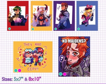 Fire Emblem Engage and Three Houses Prints