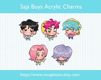 Saja Boys Acrylic Charms