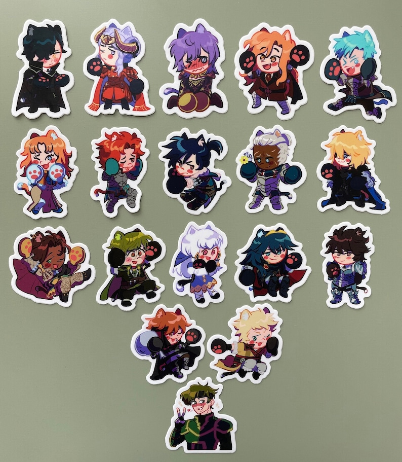 Fire Emblem Vinyl Stickers - LAST CHANCE! - Etsy