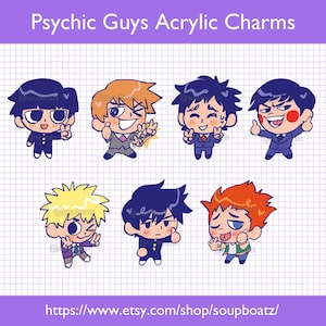 Psychic Guys Acrylic Charms
