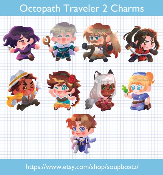 オクトパストラベラー2 アクリルチャーム - Etsy 日本