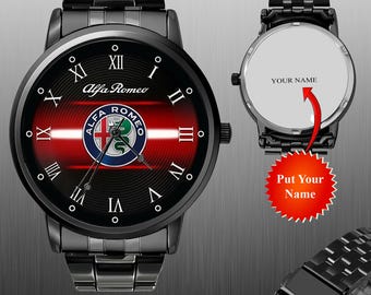 Alfa Romeo Racing Watch, Automotive Timepiece - Wristwatch Gift