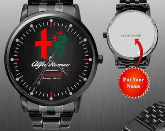 Zegarek wyścigowy Alfa Romeo, prezent na rękę, sportowy zegarek