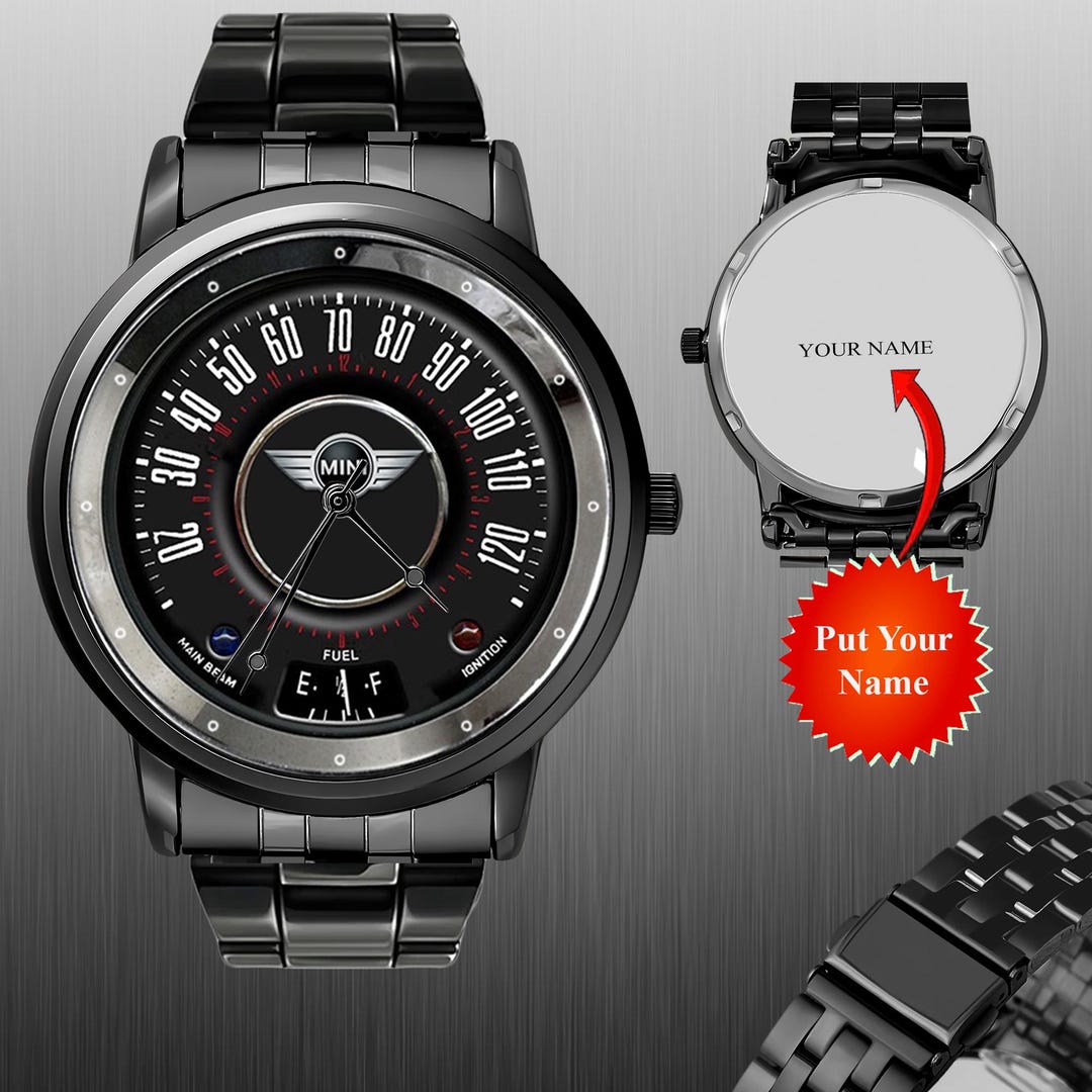 Rare MINI Cooper Speedometer Inspired Watch, Wristwatch Gift ...