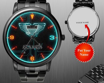 Aston Martin Car Watch, Wristwatch Gift, Automotive Timepiece