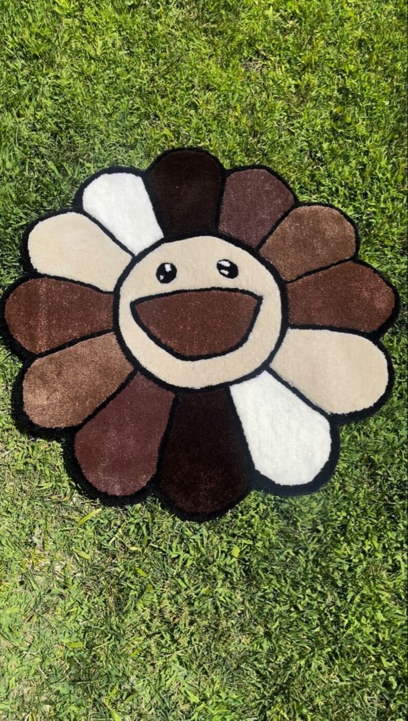 Sunflower Model Hand Tufted Rug Best for Your Living Area Kitchen Area ...