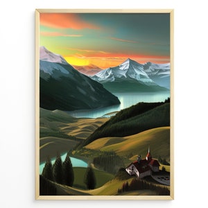 Zurich, Switzerland - Printable Wall Art