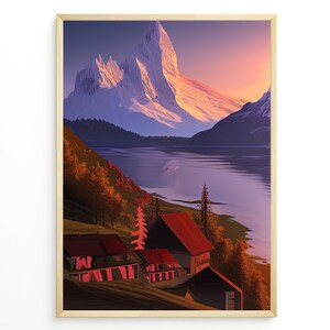Swiss Alps - Printable Wall Art
