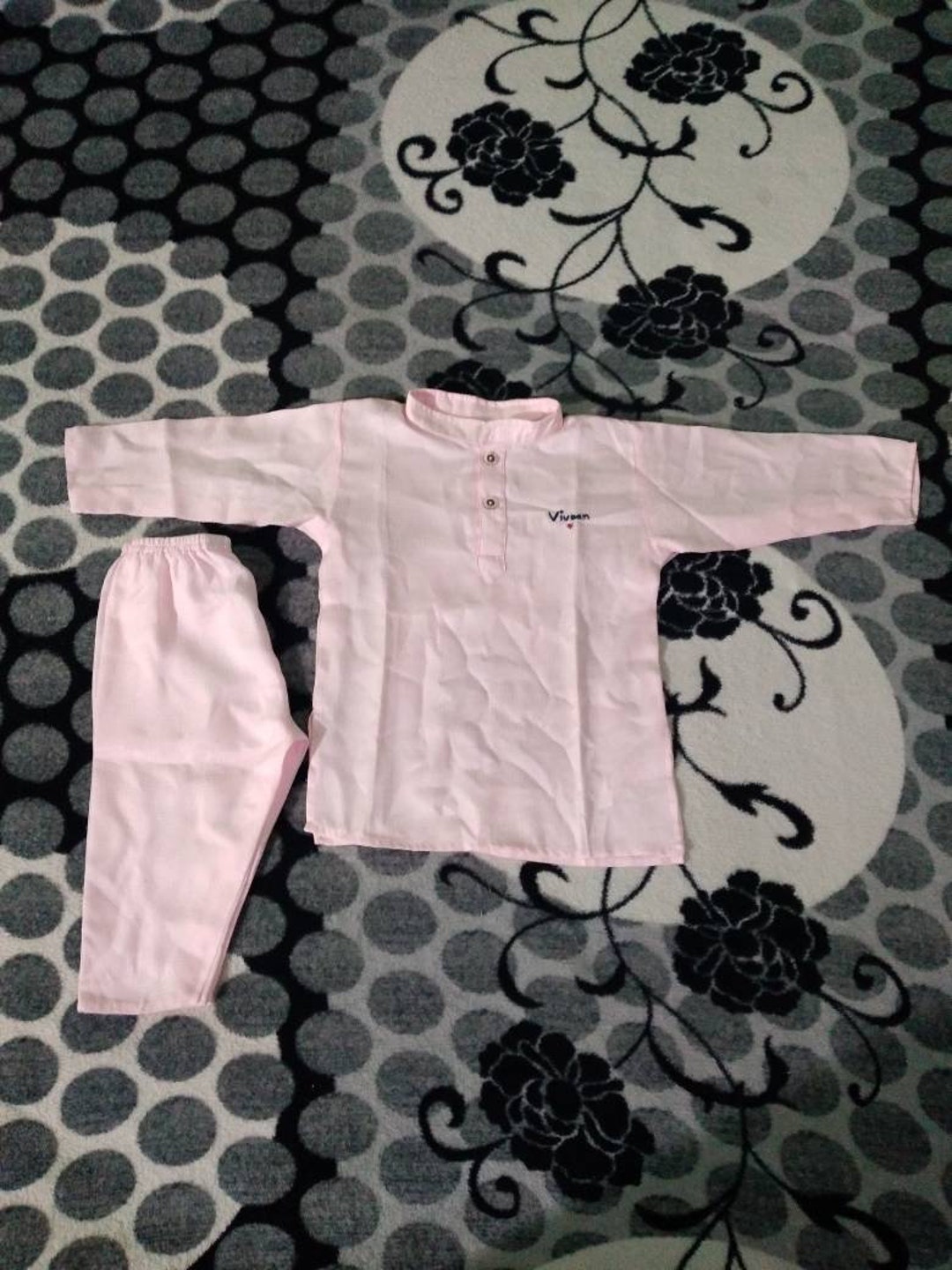 Baby Boy Kurta Pajama Cotton Fabric Etsy