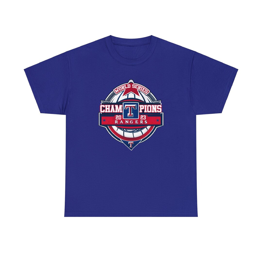 Texas Rangers World Series Champions Unisex Tshirt Etsy