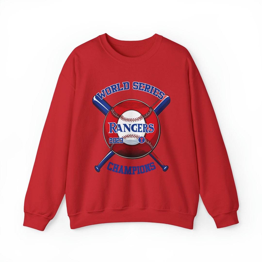 Rangers World Series Champions Sweatshirt Texas Baseball Etsy