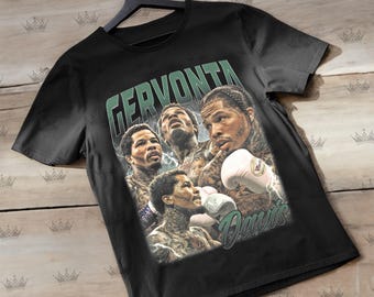 Camiseta de Gervonta Davis, leyenda del boxeo, regalo retro vintage con gráfico de Tank Davis, ropa unisex para fanáticos de los boxeadores, regalo para mujeres y hombres.