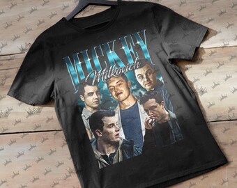 Mickey Milkovich Vintage T-Shirt, Homage Retro 90s Graphic, Ideal Gift for TV Series and Movies Enthusiasts