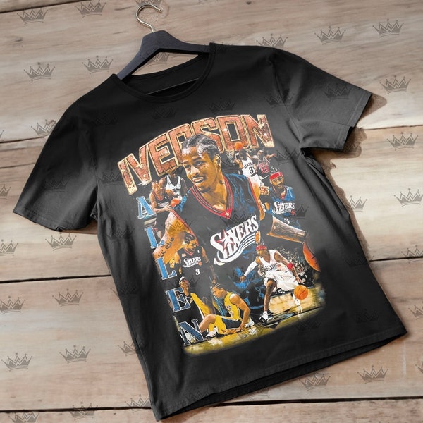 Limited Allen Iverson Vintage T-Shirt, Gift For Woman and Man Unisex T-Shirt