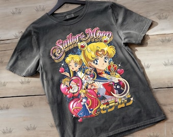 Sailor Moon Retro 90s Vintage Unisex Shirt, Sailor Moon Graphic Retro Tee, Sailor Moon Anime Gifts For Women and Man Unisex T-Shirt TNGN