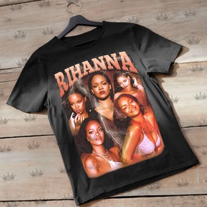 Limited Rihanna Vintage T-Shirt, Gift For Woman and Man Unisex T-Shirt