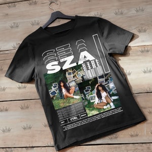 SZA Ctrl Merch Aesthetic Unisex T-Shirt, SZA Album Tshirt, Gift for Woman and Man, SZA Aesthetic Tee