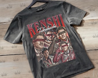 Kenshi Takahashi T Shirt, Mortal Kombat 1 Graphic Tee, Retro Fighting Game Shirt, Gamer Gift Unisex Tshirt, Vintage Arcade Style Top ID