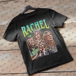 Rachel Green Vintage T-Shirt, Homage Retro 90s Graphic, Ideal Gift for TV Series and Movies Enthusiasts