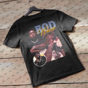 Rod Wave Vintage T-Shirt, Homage Retro 90s Graphic, Ideal Gift for Music Enthusiasts