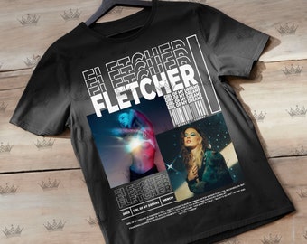 Camicia Girl of My Dreams Tour, Fletcher Tour Merch, Camicia così calda di Fletcher, Finding x Fletcher Tour Merch, T-shirt Fletcher World Tour