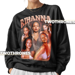 Limited Rihanna Vintage Sweatshirt, Gift For Woman and Man Unisex T-Shirt