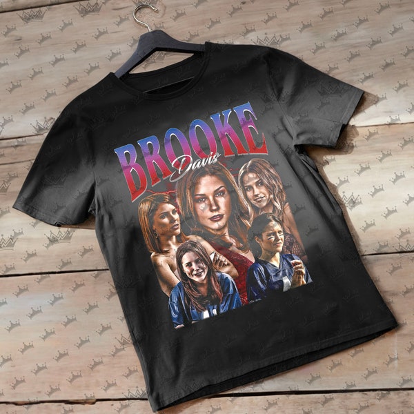 Brooke Davis Vintage T-shirt, hommage retro jaren 90 grafisch, ideaal cadeau voor liefhebbers van tv-series