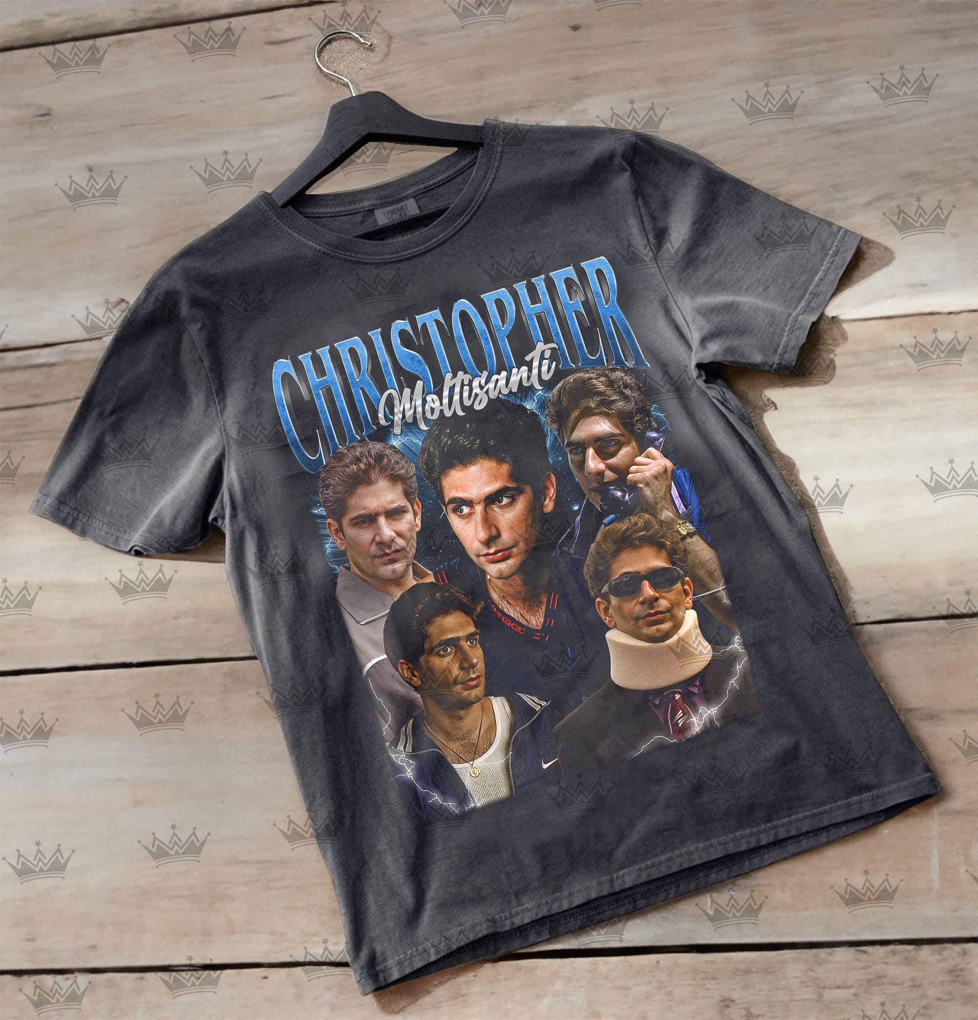 CHRISTOPHER MOLTISANTI Vintage T-shirt, Homage Retro 90s Graphic