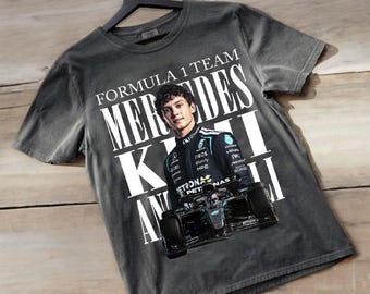 Kimi Antonelli F1 Racing Shirt, Antonelli Formula 1 Comfort Colors® T Shirt, F1 Gift for Antonelli Fan, Vintage Racing Fan Tee, Racing RZ
