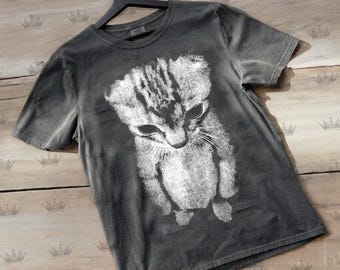 Funny Kitten Meme Unisex Shirt, Alpha Male Funny Kitten Tshirt, Funny Cat Meme Shirt, Boyfriend Gifts, Father Gift, Cat Lover, Cat Gift RZ
