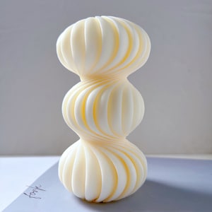 Geometric Pillar Swirl Candle Silicone Molds, Wave Twirl Taper Spiral Candles  Mould, Geometric Mold, Candle Making Molds, Trendy Molds 