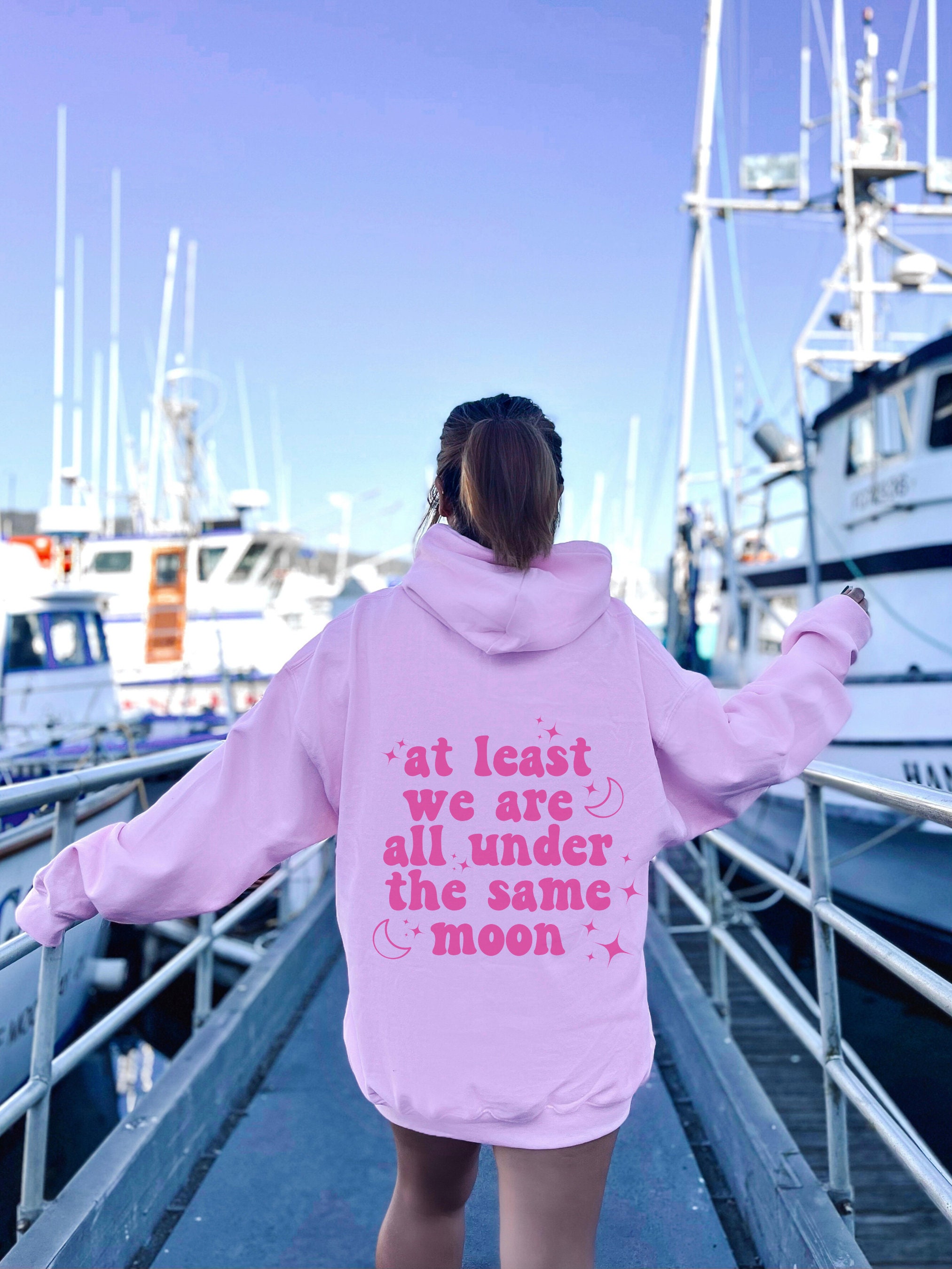 Under the Same Moon Hoodie Trendy Sweatshirt Aesthetic Sweater