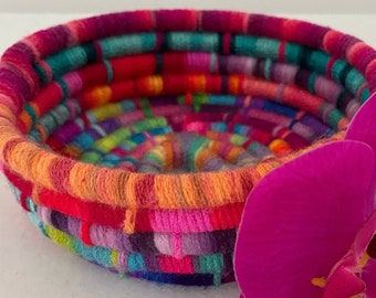 Small Basket | Basket Gifts | Jewelry Tray Basket | Home Gifts Idea | Trinket Dish Basket | Woven Baskets | Trinket Trays | Table Decor