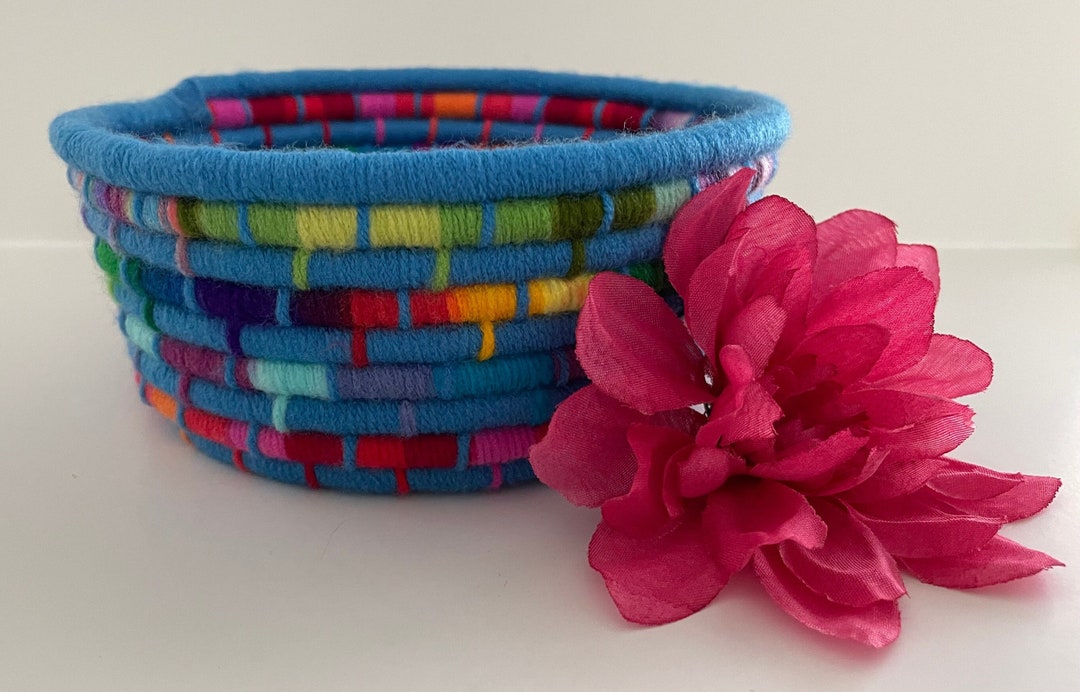 Blue Woven Baskets