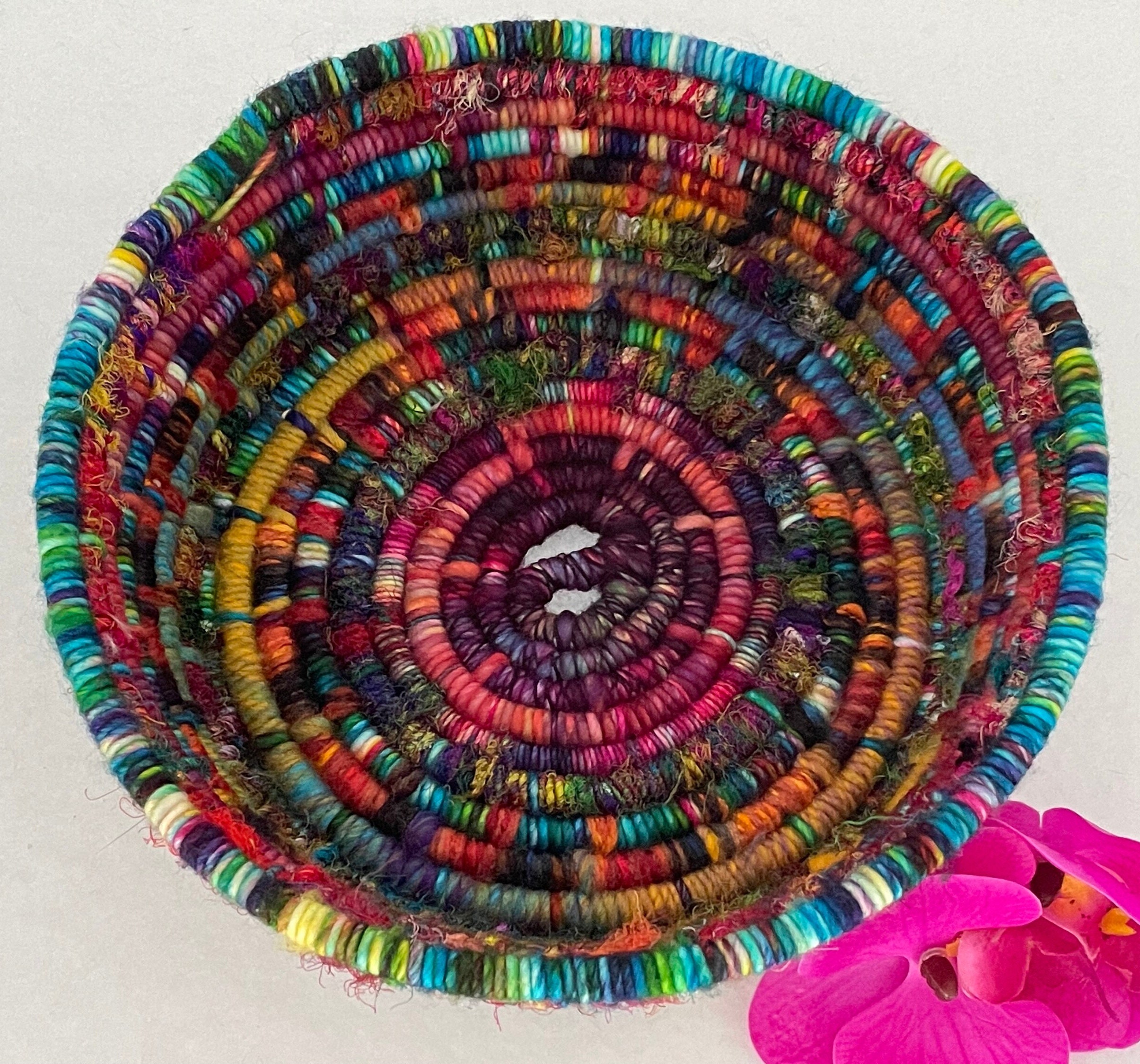 Creative Rope Baskets Unique Rope Basket Wild Yarn Boho Basket Woven Basket Bohemian Style ...