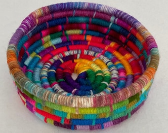 Decorative Boho Basket | Bohemian Deco Basket | Housewarming Gift | Rope Basket | Small Basket | Key Basket | House Basket | Cute Basket